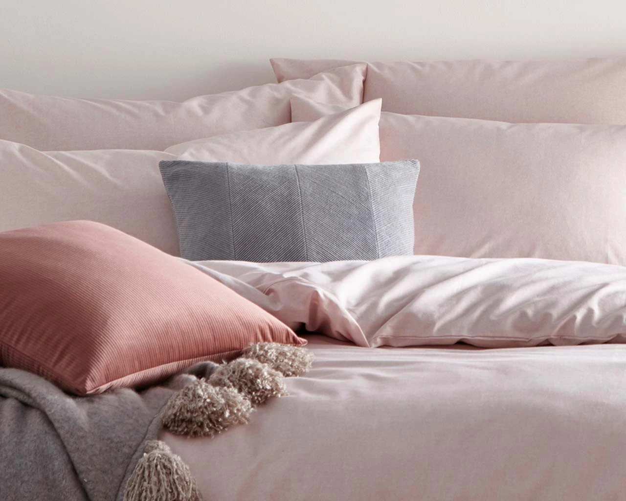 Melange Cotton Single Duvet Set 6 Melange Cotton Single Duvet Set - Image 6