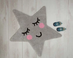 Sweet Dreams Grey Star Rug