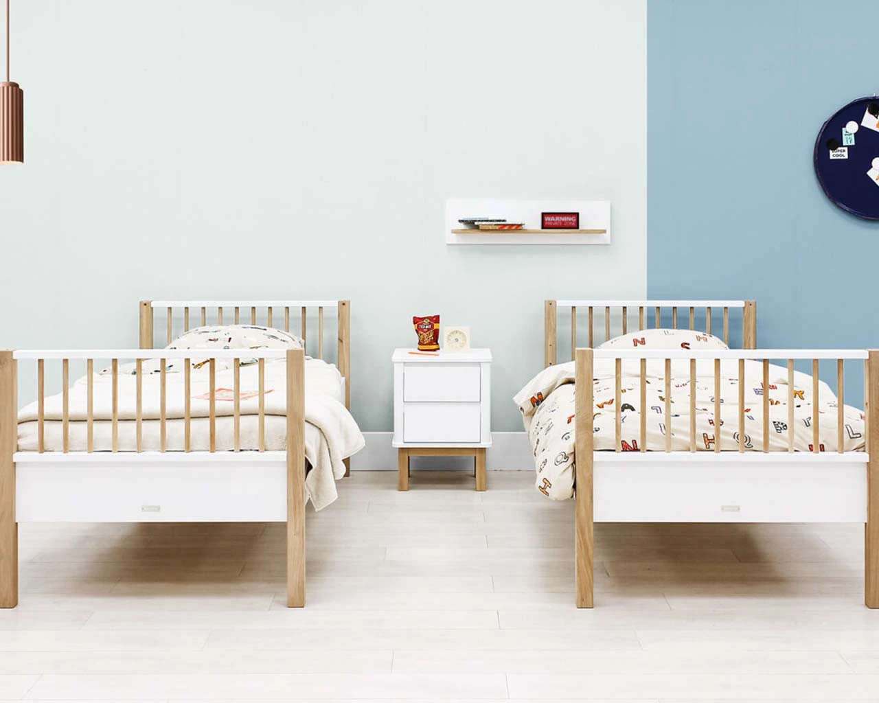 Nori Bunk Bed In White & Natural 10 Nori Bunk Bed In White & Natural - Image 10