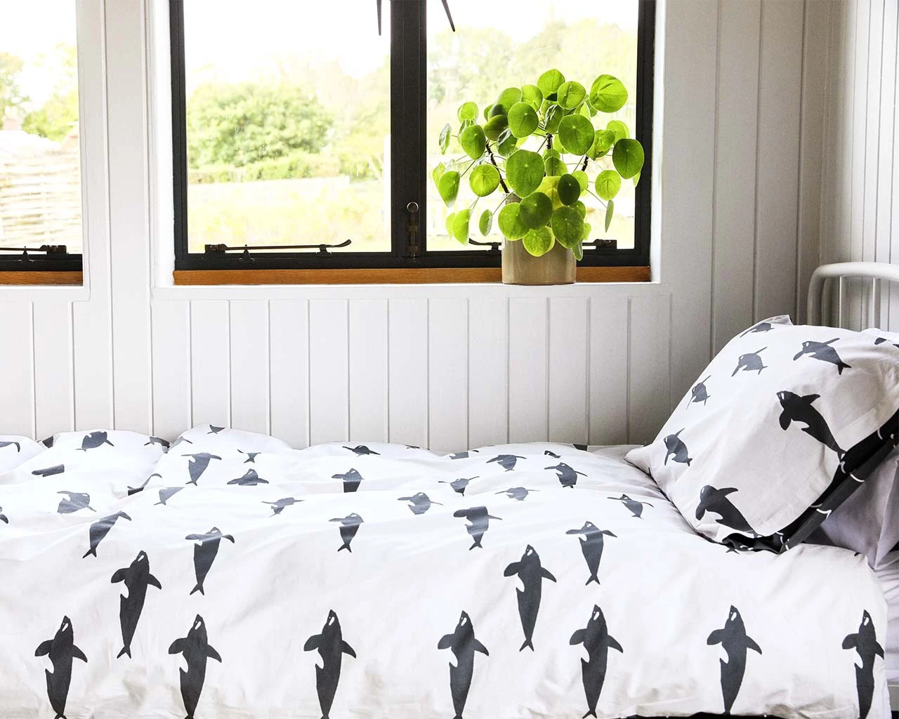 Orca Organic Cotton Single Duvet Set 2 Orca Organic Cotton Single Duvet Set - Image 2