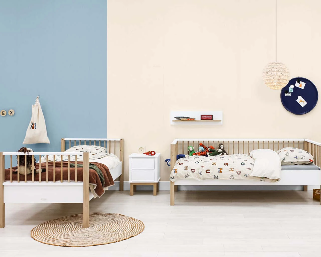 Nori Bunk Bed In White & Natural 9 Nori Bunk Bed In White & Natural - Image 9