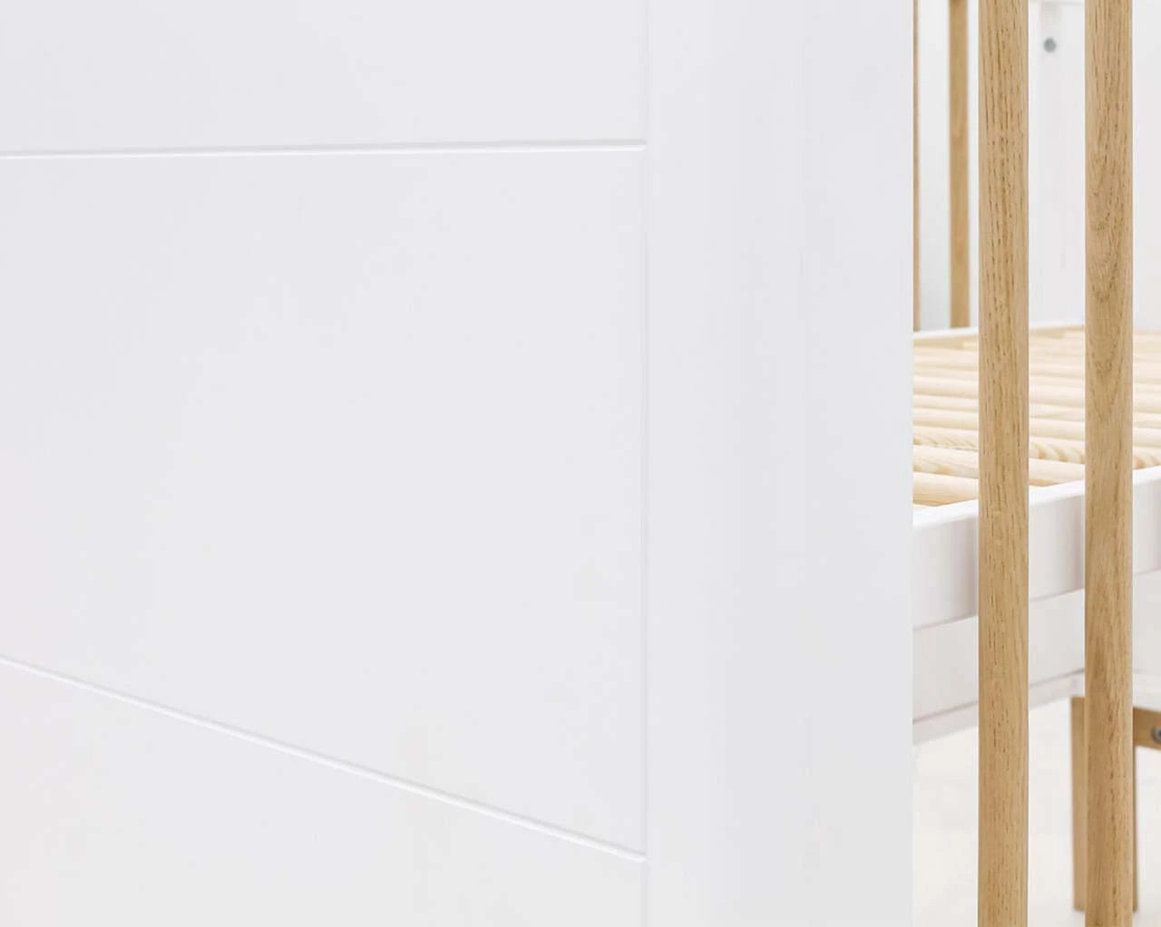 Nori Cot In White & Natural 5 Nori Cot In White & Natural - Image 5