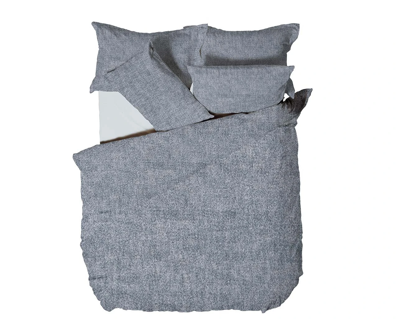 Melange Cotton Single Duvet Set 2 Melange Cotton Single Duvet Set - Image 2