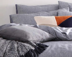 Melange Cotton Single Duvet Set