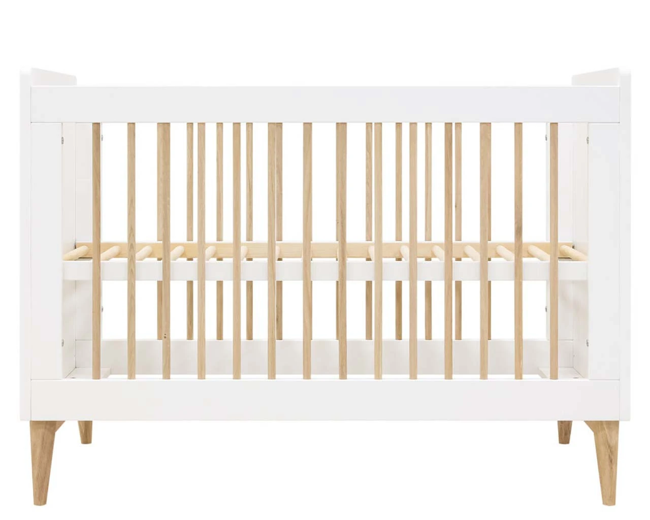 Evi Cot In White & Natural 3 Evi Cot In White & Natural - Image 3