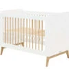 Evi Cot In White & Natural