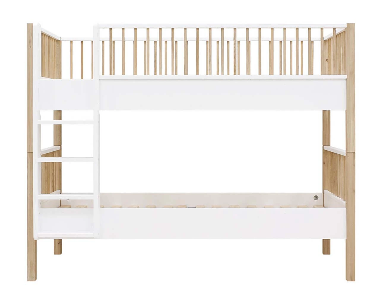 Nori Bunk Bed In White & Natural 3 Nori Bunk Bed In White & Natural - Image 3