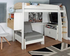 Urban Birch Highsleeper With Desk, Chair Bed And Cupboard 7 Urban Birch Highsleeper With Desk, Chair Bed And Cupboard -Room to Grow Urban 0000 Urban Birch High 2B UBH2 26821.1660139051