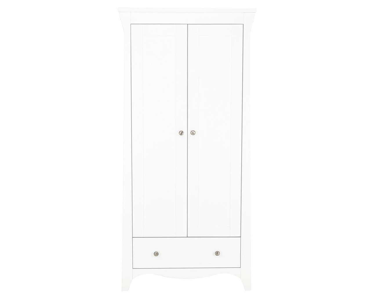 Clara Double Wardrobe In White 5 Clara Double Wardrobe In White - Image 5