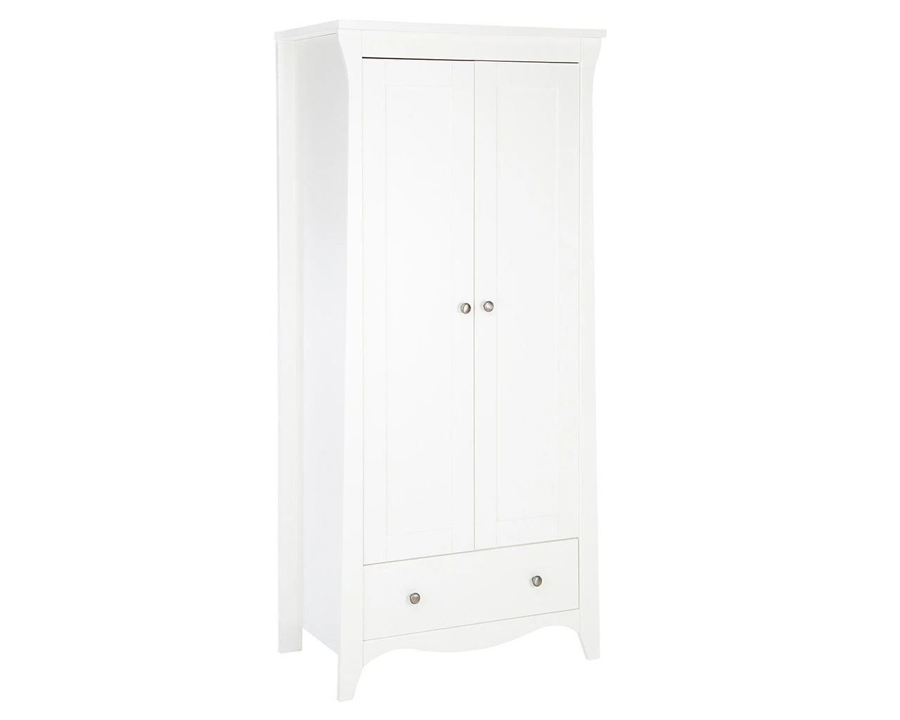 Clara Double Wardrobe In White 6 Clara Double Wardrobe In White - Image 6