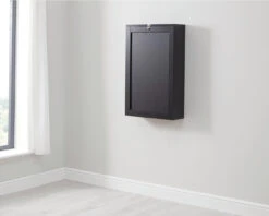 Wells Fold Away Desk -Room to Grow Wells 0000 Folding desk black closed 89968.1659537493