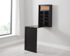 Wells Fold Away Desk -Room to Grow Wells 0003 Folding desk black empty 69259.1659537493