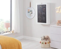 Wells Fold Away Desk -Room to Grow Wells 0008 Folding desk white closed 37851.1659537493