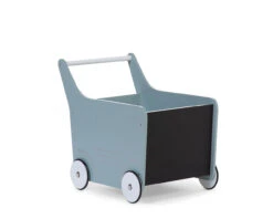 Wooden Stroller Toy Storage Mint