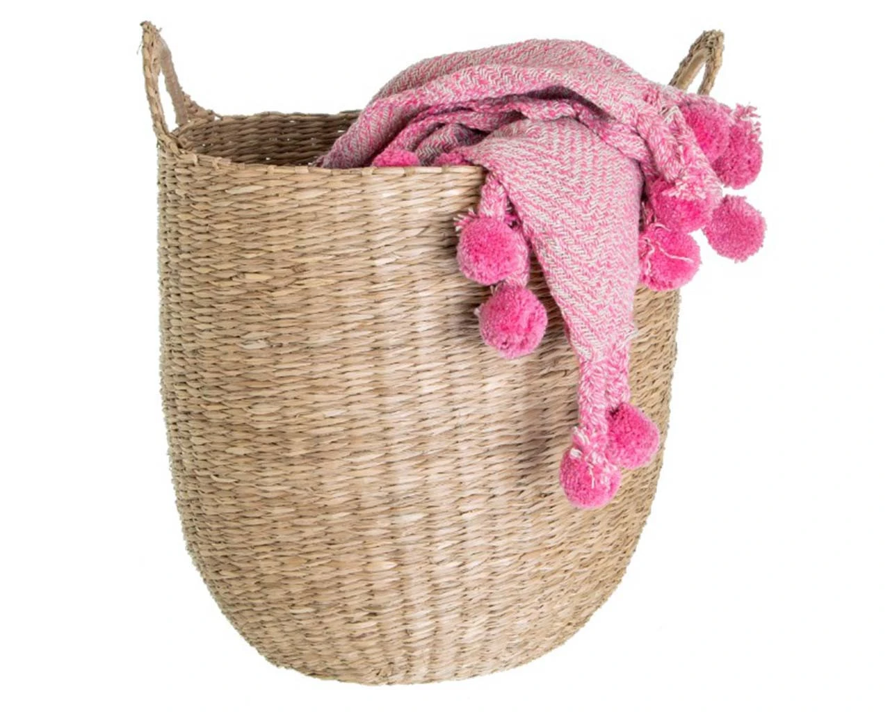 Woven Seagrass Storage Basket 1 Woven Seagrass Storage Basket