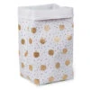 Canvas Storage Box Gold Spots