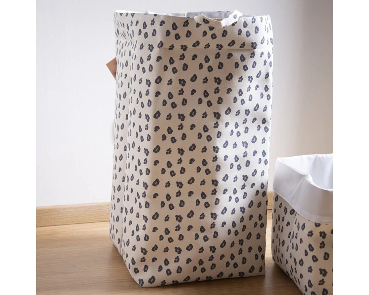 Canvas Storage Box Leopard 2 Canvas Storage Box Leopard - Image 2