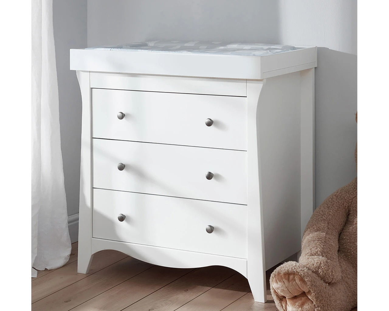 Clara 3 Piece Nursery Room Set White 4 Clara 3 Piece Nursery Room Set White - Image 4