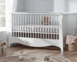 Clara 3 Piece Nursery Room Set White 7 Clara 3 Piece Nursery Room Set White -Room to Grow clara cot bed white 004 12642.1661773433