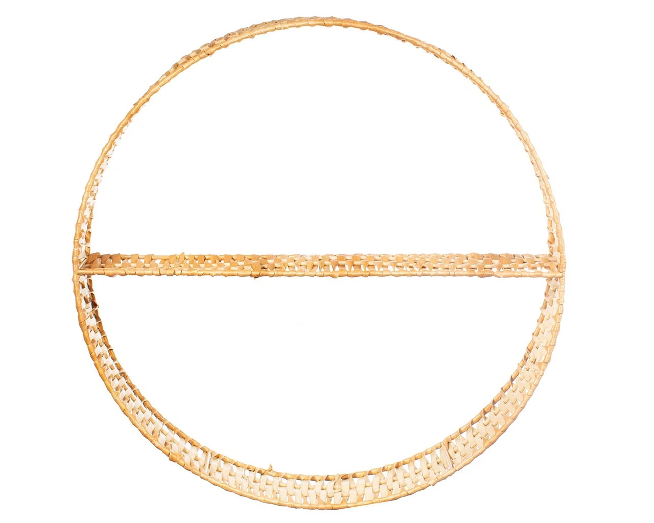 Split Willow Round Shelf 1 Split Willow Round Shelf