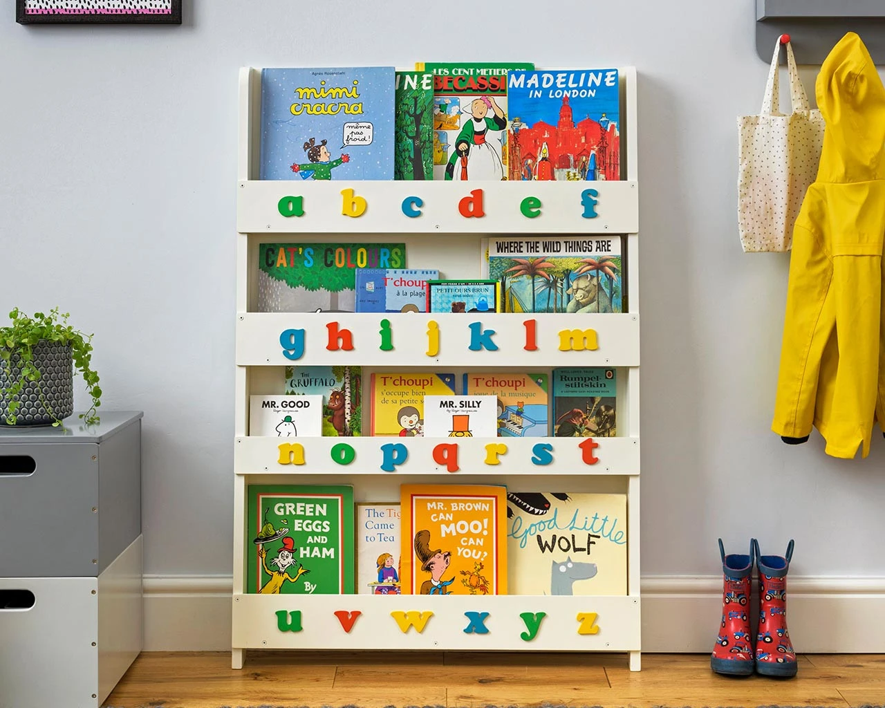 Open Facing Bookcase With Lowercase Letters - Image 20