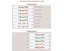 Personalised Bunk Bed Buddy 5 Personalised Bunk Bed Buddy -Room to Grow tidy books 0000 Tidy Books personalised selection panels 70446.1664286418