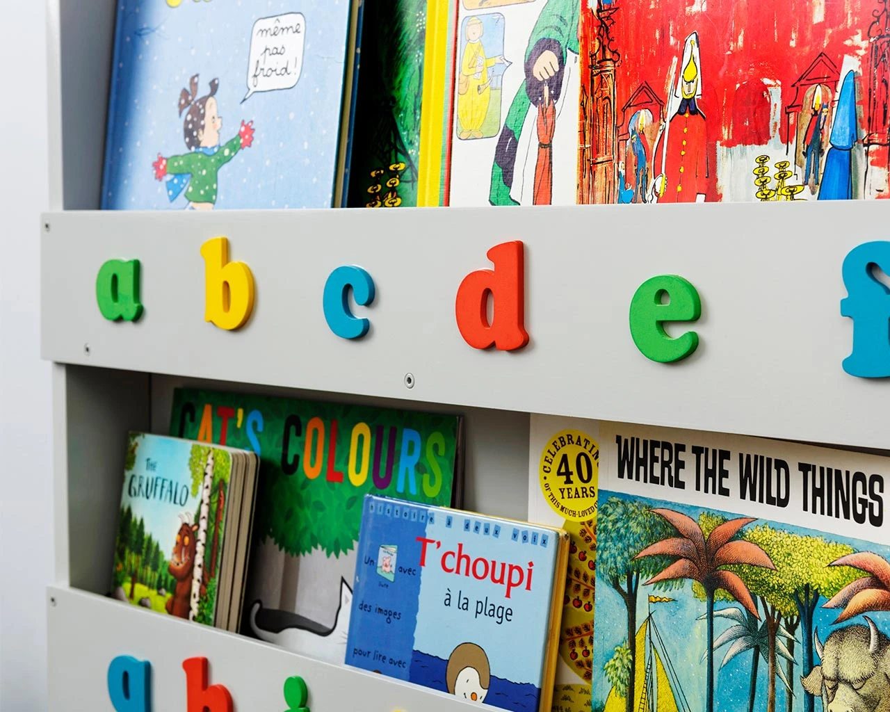 Open Facing Bookcase With Lowercase Letters - Image 10