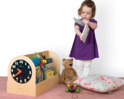 Book Box With Play Clock 14 Book Box With Play Clock -Room to Grow tidy books 0007 Tidy Books Box Natural Reading High Res 04905.1664276663