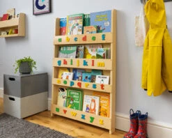 Open Facing Bookcase With Lowercase Letters -Room to Grow tidy books 0008 Tidy Books bookcase clear retro letters situ 2 95391.1664288370