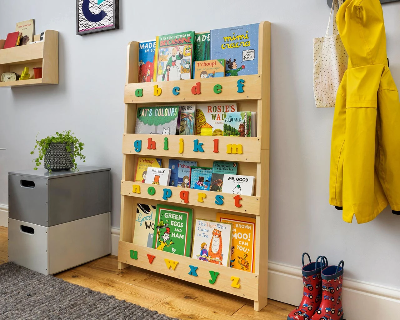 Open Facing Bookcase With Lowercase Letters - Image 16
