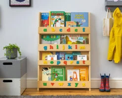 Open Facing Bookcase With Lowercase Letters -Room to Grow tidy books 0009 Tidy Books bookcase clear retro letters situ 1 93786.1664288362