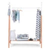 Tipi Open Clothes Stand Natural And White