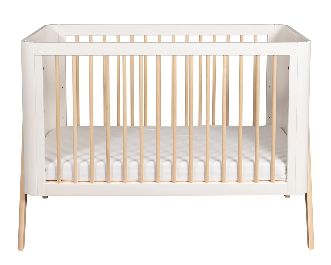 Torsten Nursery Cot Bed White & Natural 5 Torsten Nursery Cot Bed White & Natural - Image 5