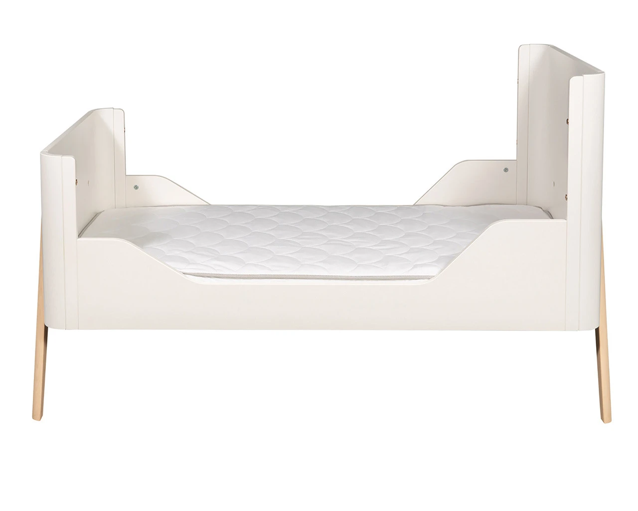 Torsten Nursery Cot Bed White & Natural 6 Torsten Nursery Cot Bed White & Natural - Image 6