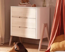 Torsten 2 Piece Nursery Set- Cot Bed & 3 Drawer Chest White / Natural 10 Torsten 2 Piece Nursery Set- Cot Bed & 3 Drawer Chest White / Natural -Room to Grow troll torsten 2 pc cot bed and dresser natural white 007 90037.1661850964