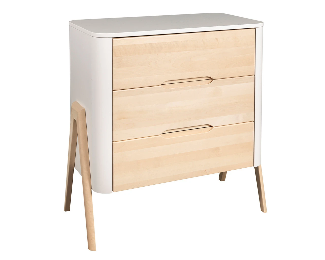 Torsten 2 Piece Nursery Set- Cot & 3 Drawer Chest White / Natural 6 Torsten 2 Piece Nursery Set- Cot & 3 Drawer Chest White / Natural - Image 6