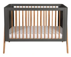 Torsten 2 Piece Nursery Set- Cot Bed & 3 Drawer Chest Grey / Teak -Room to Grow troll torsten cot bed grey teak pdt 002 16288.1661852209