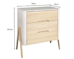 Torsten 3 Drawer Chest In White/Natural 9 Torsten 3 Drawer Chest In White/Natural -Room to Grow troll torsten white dresser dimensions 25229.1661850654